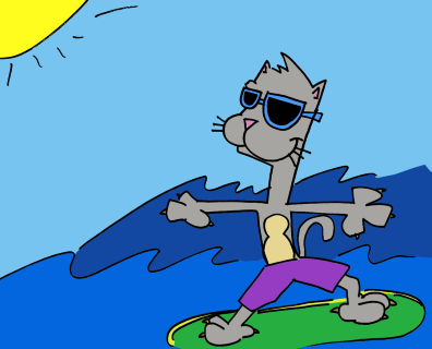 surfing cat cartoon (Mobile).png